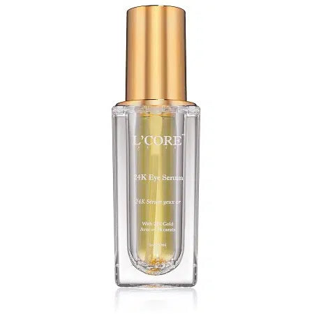 Rejuvenate and hydrate your eye area with our Eye Serum. Infused with hyaluronic acid, antioxidants, and 24K gold, it reduces fine lines, wrinkles, and dark circles while protecting against free radical damage. Apply a small amount around the eyes daily, morning and night, for a youthful, radiant look.