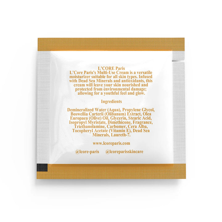 Multi-Use Cream Traveler's Edition - 50 Sample Bags