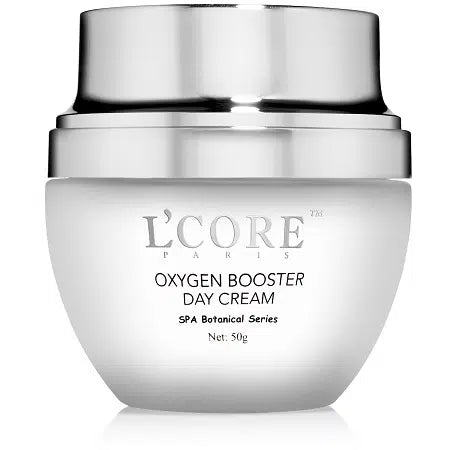 Our **Oxygen Booster Moisturizer** offers intense 24-hour hydration and is rich in antioxidants, protecting against free radical damage. It promotes radiant, revitalized skin, reduces the effects of stress, and enhances collagen. This moisturizer detoxifies, improves skin immunity, and ensures a smooth, healthy complexion.