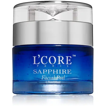 The **Sapphire Facial Peel** detoxifies, exfoliates, and balances your skin with antioxidants, vitamins, minerals, and pure Sapphire. It removes blackheads, dirt, oils, and dead skin, while Aloe Vera and Echinacea soothe and nourish. Ideal for all skin types, it leaves your complexion clear, even-toned, and youthful. Use weekly for best results.