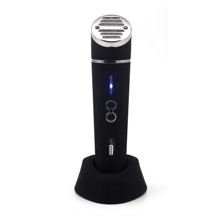 The **LED Infrared Beauty Device** offers anti-aging facial care with dual-wavelength LED (324nm) and far infrared (940nm). These lightwaves penetrate deep into skin cells, promoting blood circulation, reducing spots, and enhancing skin elasticity. The infrared boosts metabolism, activates proteins, and restores youthful cell function.